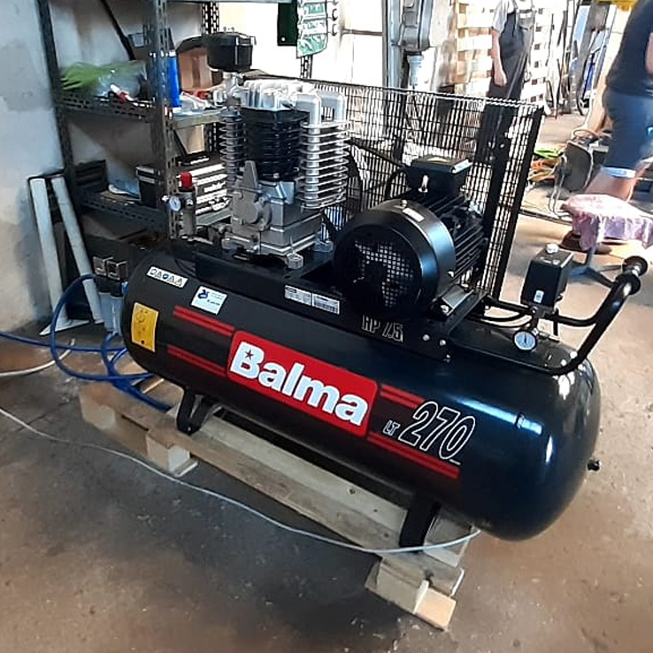 Pístový kompresor Balma 7,5/270